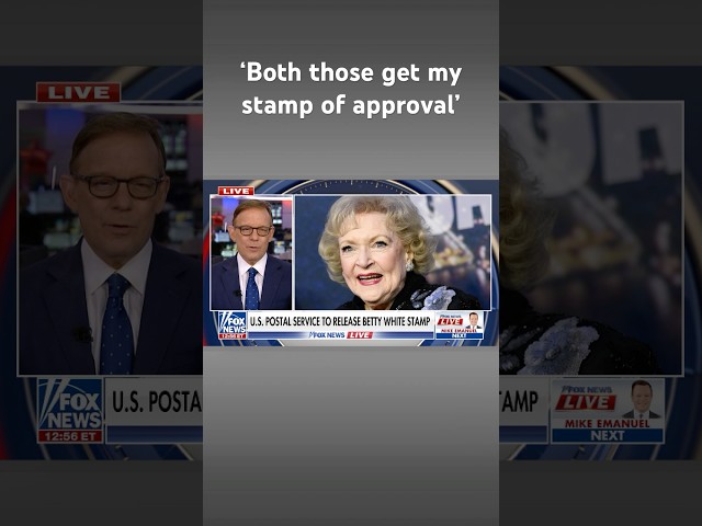 ⁣US Postal Service honors Betty White, Allen Toussaint with exclusive stamps #shorts