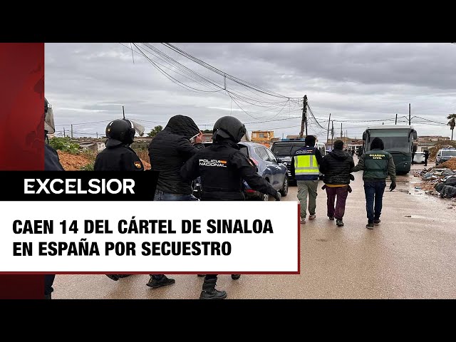 ⁣Caen 14 del Cártel de Sinaloa en España por secuestro y asesinato