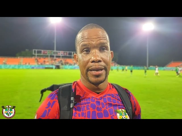 ⁣Coach Ellington Sabin post Concacaf match, Dominica vs Dominican Republic