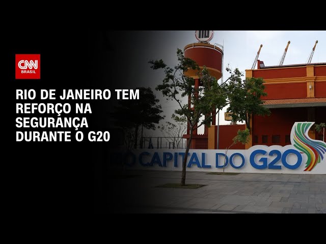 ⁣Rio de Janeiro tem reforço na segurança durante o G20 | CNN PRIME TIME