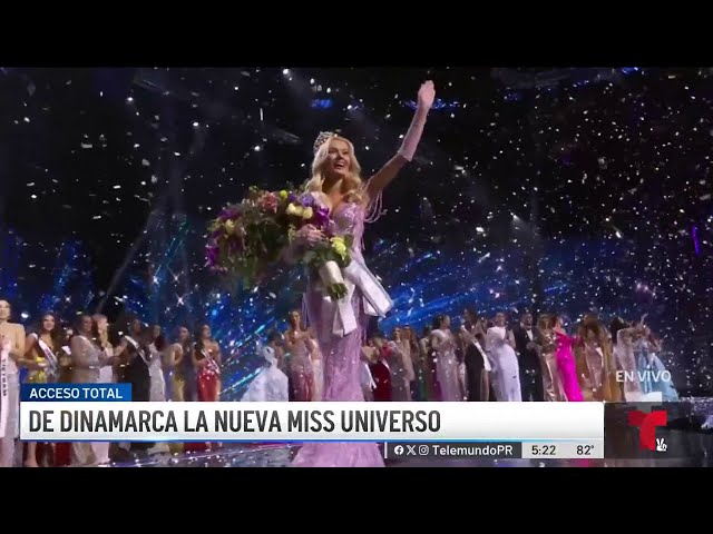 ⁣De Dinarmarca la nueva Miss Universo