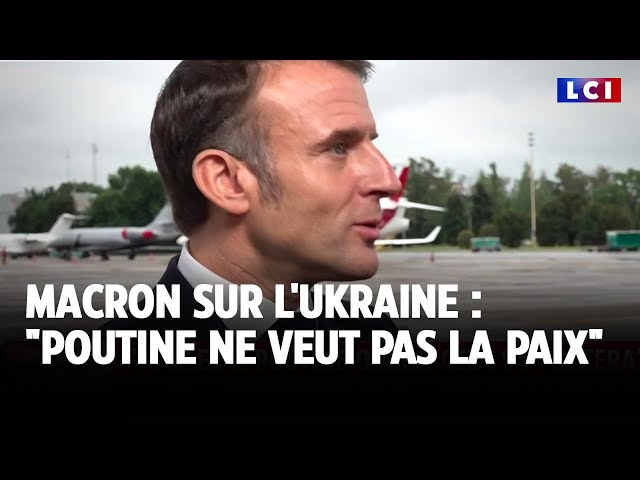 ⁣Emmanuel Macron sur l'Ukraine : "Vladimir Poutine ne veut pas la paix"｜LCI