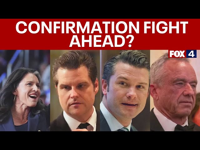 ⁣Will Trump cabinet picks face confirmation fight?