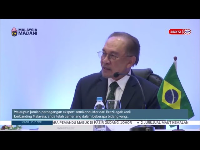 ⁣18 NOV 2024 BERITA PAGI - HUBUNGAN BILATERAL MALAYSIA-BRAZIL MILIKI POTENSI KERJASAMA YANG BESAR