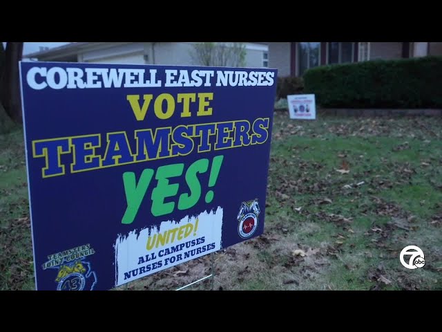 ⁣Corewell Health nurses in Metro Detroit vote yes to join Teamsters Union