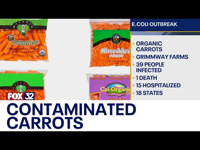 ⁣Carrots contaminated with E. coli recalled; 1 killed, dozens sickened