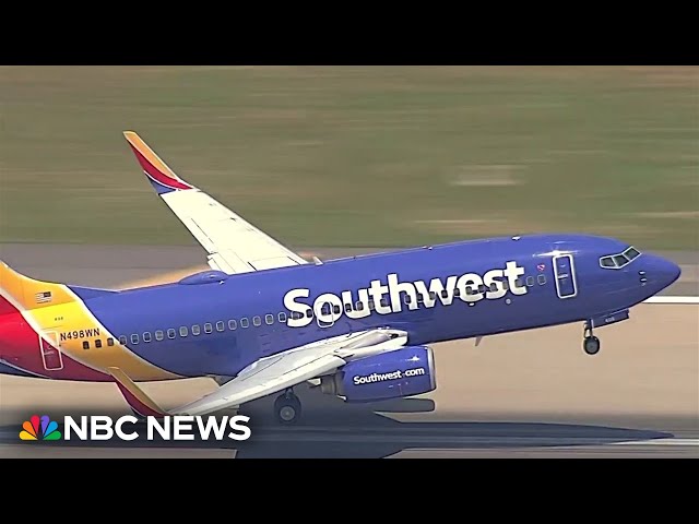 ⁣Police searching for gunman who shot a bullet at a Southwest plane 