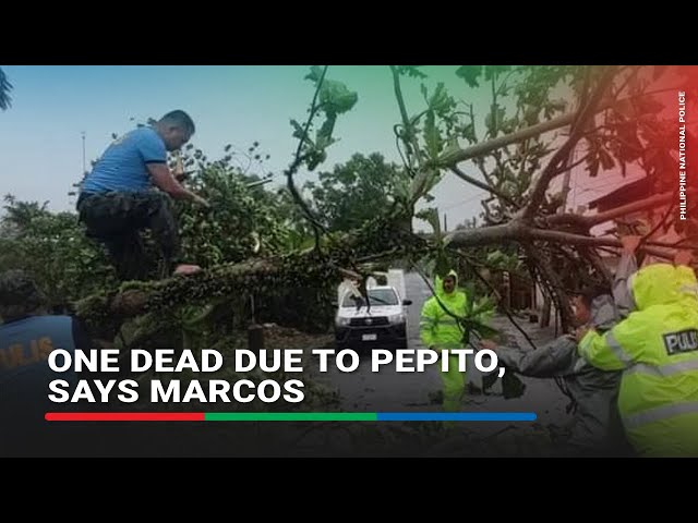 ⁣Marcos: One dead in Camarines Norte due to Pepito | ABS-CBN News