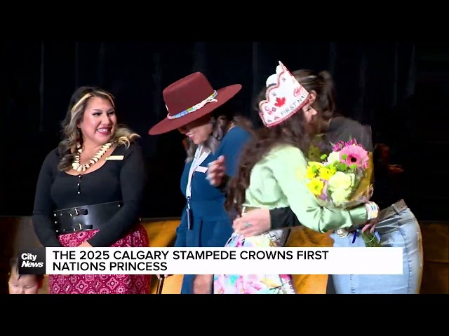 ⁣The 2025 Calgary Stampede crowns First Nations Princess