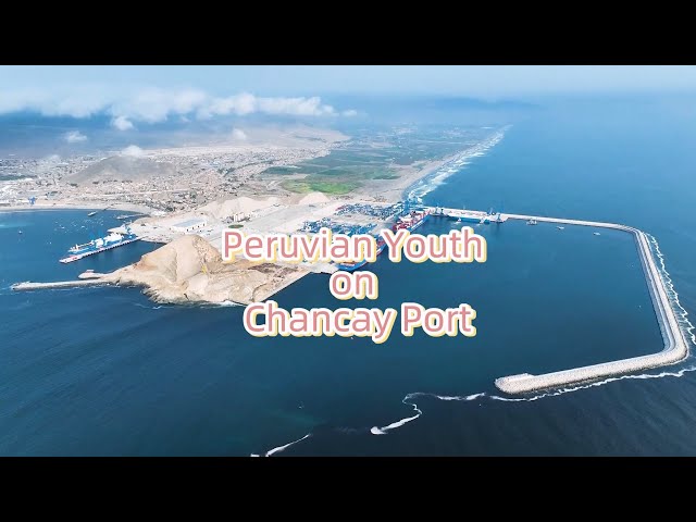 ⁣Peruvian youth on Chancay Port