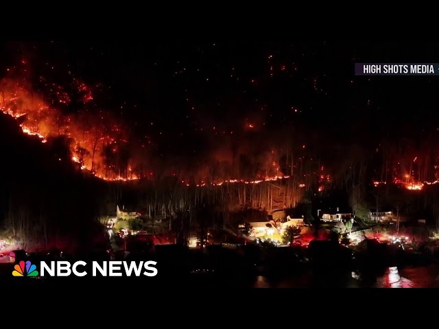 ⁣Northeast wildfires prompt new evacuations