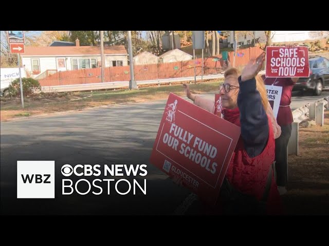 ⁣Teacher strike enters second week in Gloucester, Marblehead and Beverly as schools remain closed