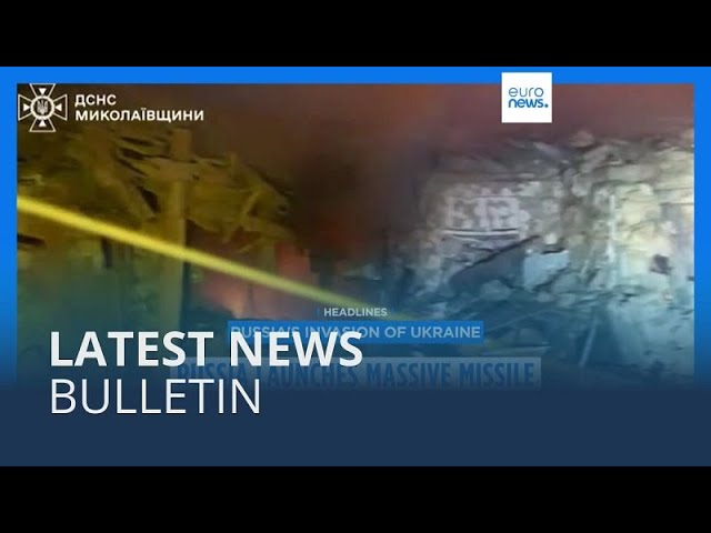 ⁣Latest news bulletin | November 18th – Morning