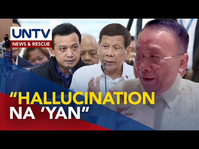 ⁣Suporta umano kay Trillanes, tinawag na hallucination ni ES Bersamin