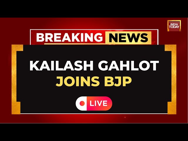 ⁣Delhi LIVE: Former AAP leader Kailash Gehlot joins BJP | India Today LIVE