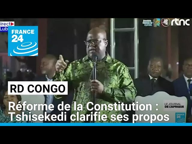 ⁣RD Congo : le président clarifie ses propos sur le projet de réforme de la Constitution