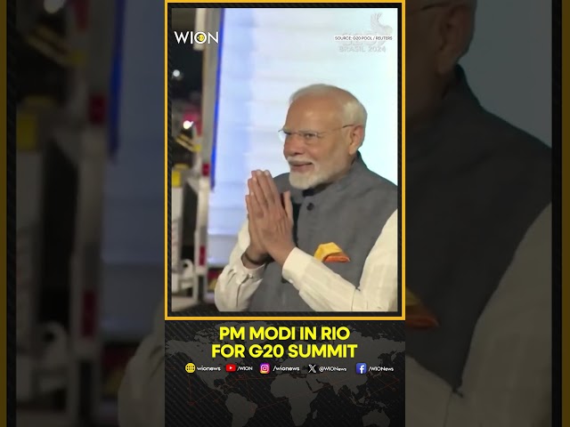 ⁣Indian PM Modi Lands In Brazil For G20 Summit | World News | WION