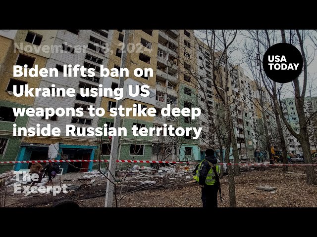 ⁣Biden lifts ban on Ukraine using US weapons to strike deep inside Russian territory | The Excerpt