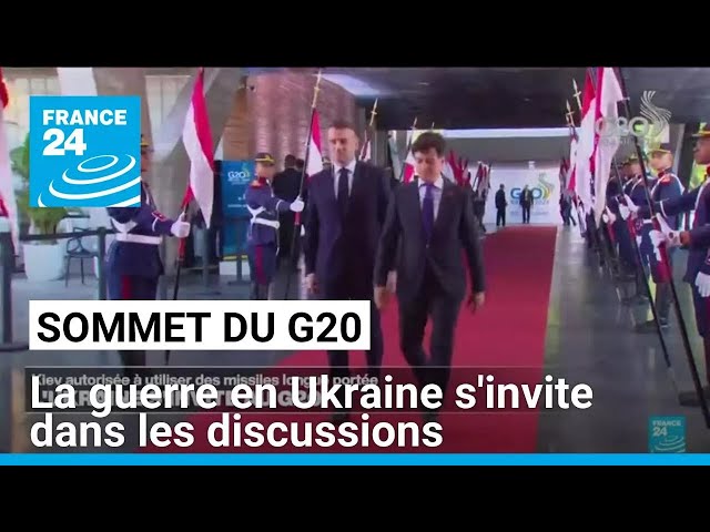 ⁣Sommet du G20 à Rio : la guerre en Ukraine s'invite dans les discussions • FRANCE 24