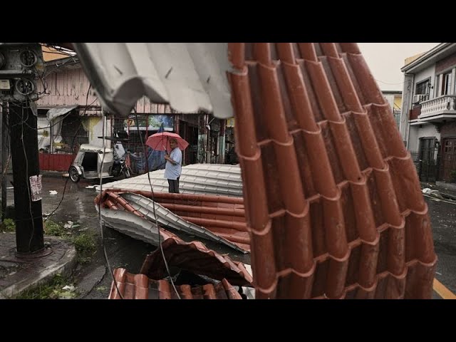 ⁣No Comment : des dégâts majeurs aux Philippines après le passage du typhon Man-yi