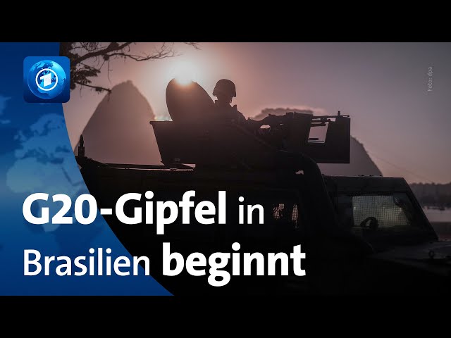 ⁣G20-Gipfel in Brasilien beginnt