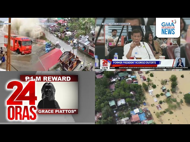 ⁣24 Oras: (Part 1) Ilang bahay at establisimyento sa Catanduanes, winasak ng Bagyong Pepito..., atbp.