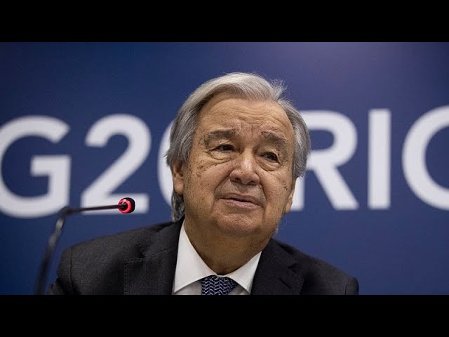 ⁣UN chief says 'failure is not an option' in fight against climate change