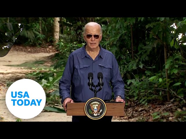 ⁣Biden is first US sitting president to visit the Amazon rainforest | USA TODAY