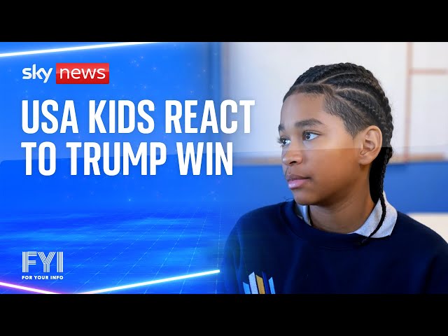 ⁣FYI: Kids in the USA react to Donald Trump's win