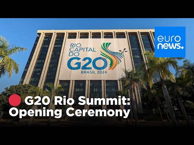 ⁣ LIVE | G20 Opening Ceremony: Leaders begin key discussions in Brazil | euronews 