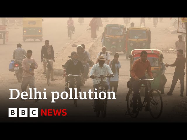 ⁣Severe air pollution blanketing Delhi and Lahore | BBC News