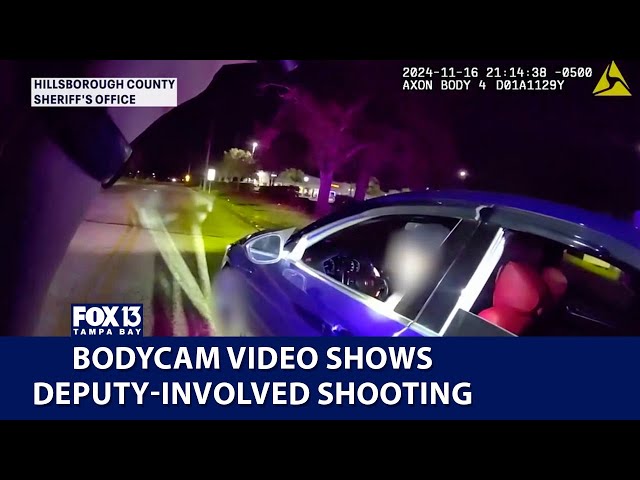 ⁣Bodycam video shows deputy-involved shooting