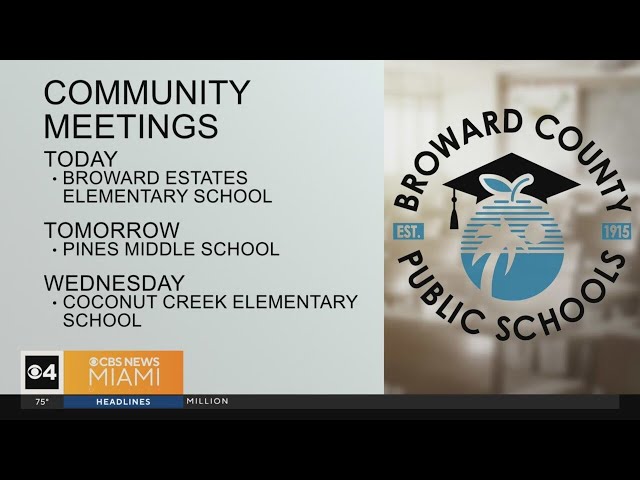 ⁣Broward School Board too look at school closures