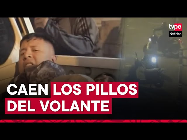 ⁣Capturan a integrantes de Los Pillos del Volante: banda aterrorizaba el Centro de Lima