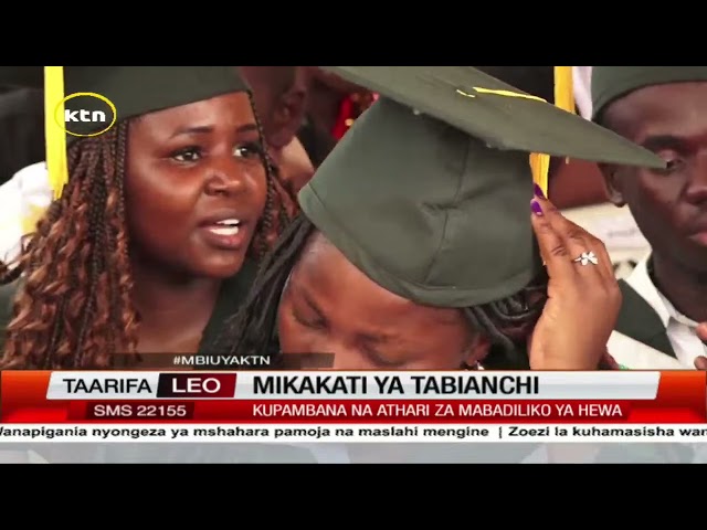 ⁣Vyuo vikuu na taasisi zingine za elimu zatakiwa kuwekeza kwa mikakati ya mabadiliko tabianchi