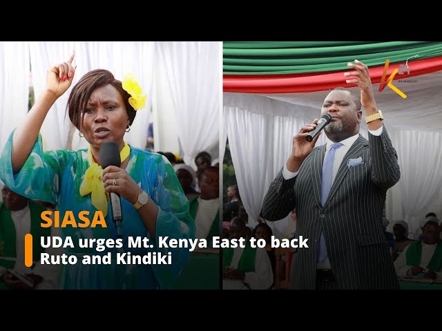 ⁣UDA leaders rally Mt. Kenya East to support Ruto and Kindiki for future development