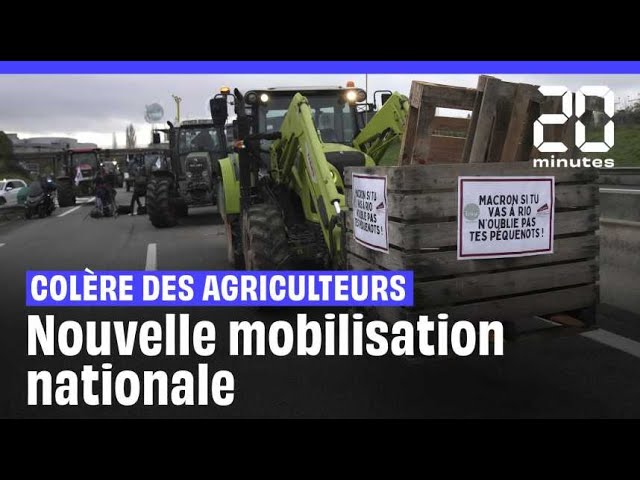 ⁣Colère des agriculteurs :  Nouvelle mobilisation nationale contre le Mercosur