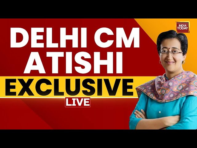 ⁣LIVE: Delhi CM Atishi Exclusive Interview On India Today | Delhi Air Pollution News | India Today