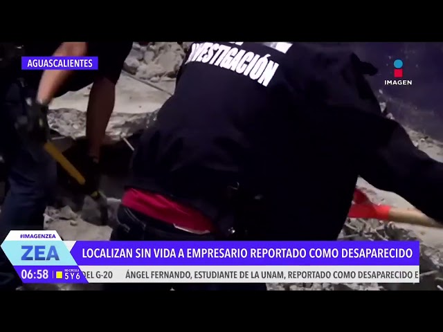 ⁣Localizan sin vida al empresario reportado como desaparecido en Aguascalientes