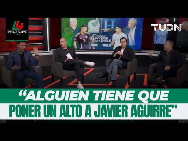 ⁣Rafa Puente sobre Javier Aguirre: “Alguien tiene que ponerle un alto” | Resumen Línea de 4