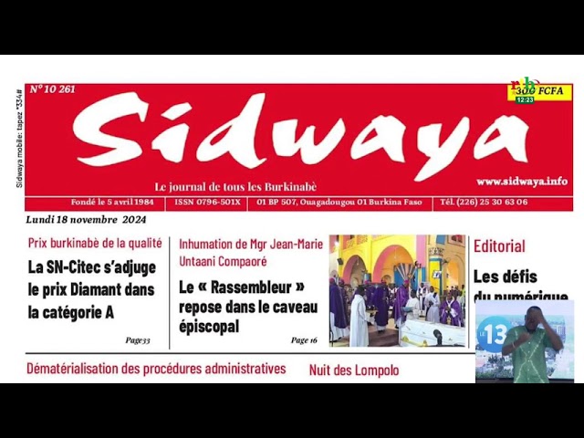 ⁣Revue de presse: les législatives au Sénégal & le match Malawi - Burkina Faso à la Une des parut