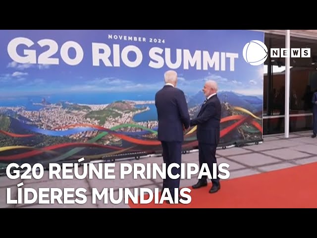 ⁣G20 reúne líderes das principais economias do mundo