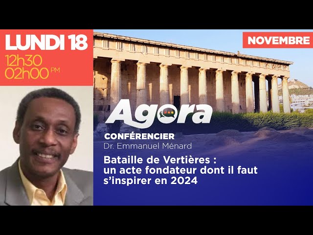 ⁣AGORA || Dr. Emmanuel MÉNARD || 18 Novembre 2024