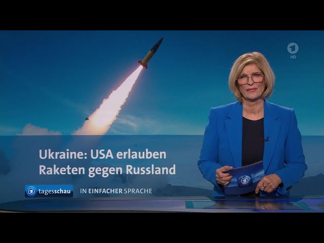 ⁣tagesschau in Einfacher Sprache 19:00 Uhr, 18.11.2024