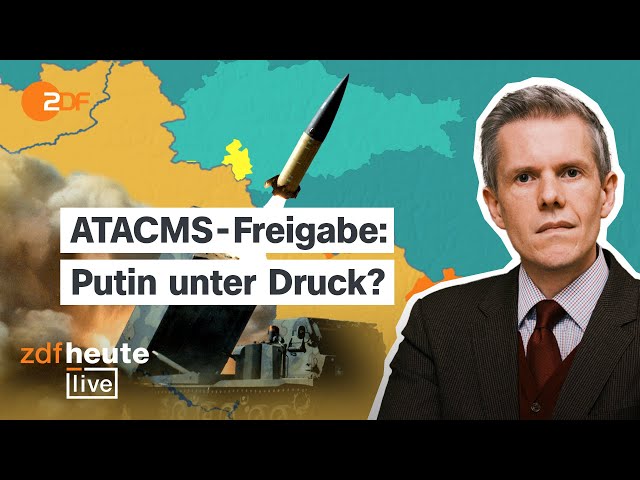 ⁣Eskalation im Ukraine-Krieg? Was die Raketenfreigabe auf russisches Gebiet bedeutet | ZDFheute live