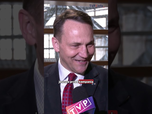 ⁣Sikorski: idę łeb w łeb z kandydatem, który prowadzi kampanię od pięciu lat #polityka #shorts