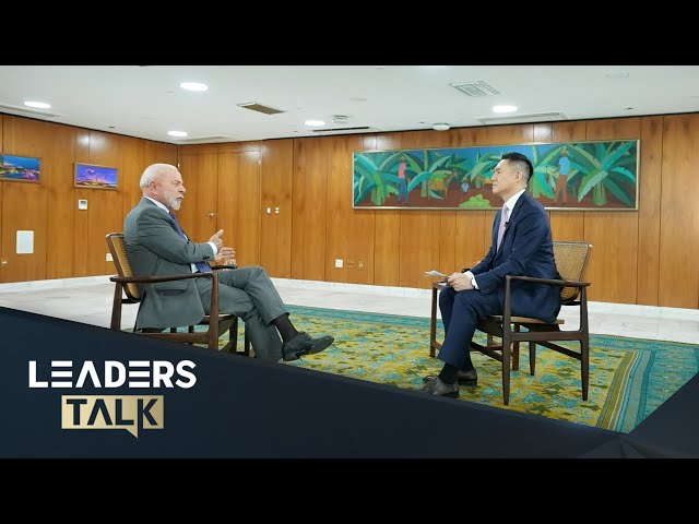 ⁣Exclusive with Brazilian President Luiz Inacio Lula da Silva