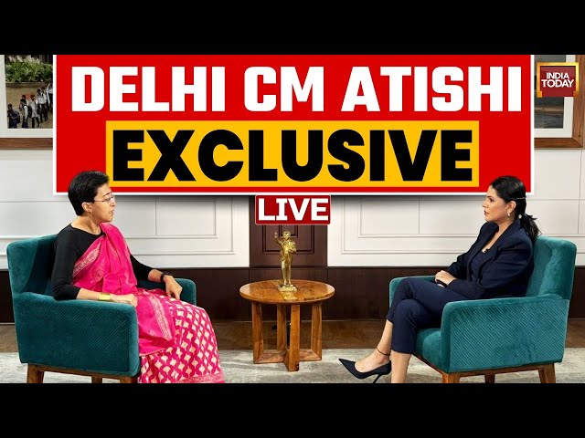 ⁣LIVE: Delhi CM Atishi Exclusive Interview On India Today | Delhi Air Pollution News | India Today