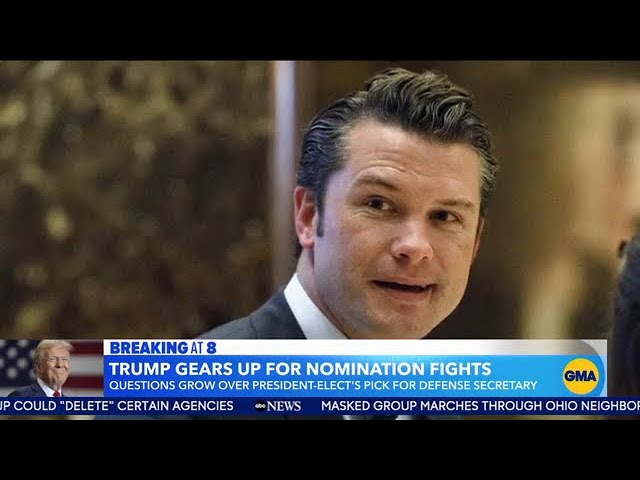 ⁣Pete Hegseth's settlement payment and tattoos - questions mount over Trump’s defense pick