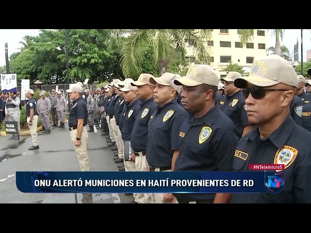 ⁣Policía haitiana también alertó sobre municiones de procedencia dominicana